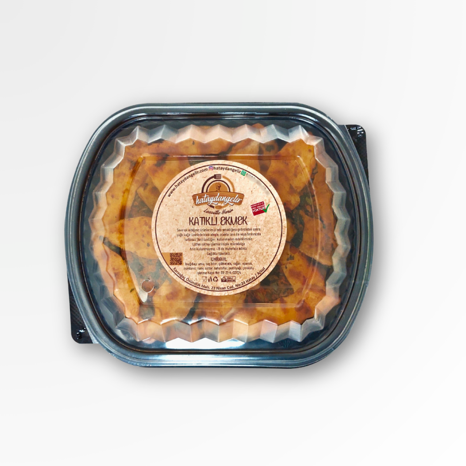 Katıklı Ekmek  (Ispanaklı Üçgen Börek)
