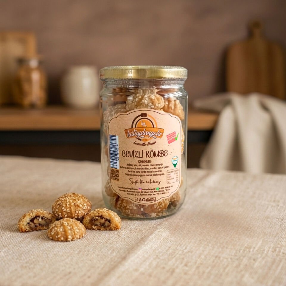 İkramlık Mini Kömbe Çeşitleri (660cc Kavanoz)