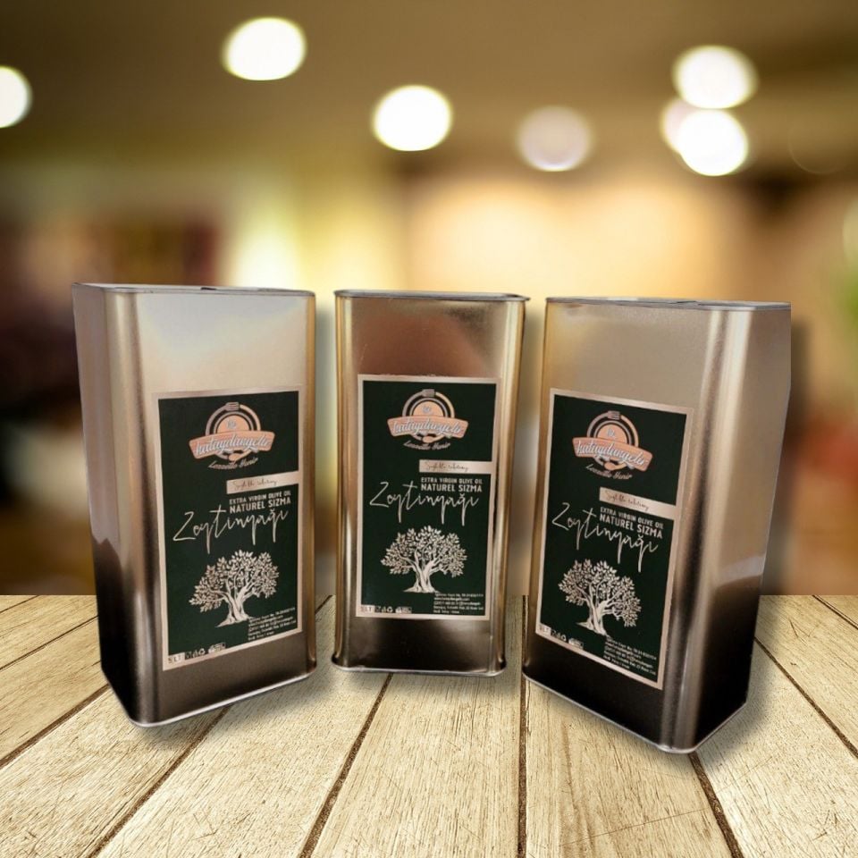 Zeytinyağı 0.5 Asit Soğuk Sıkım 5 Lt Teneke