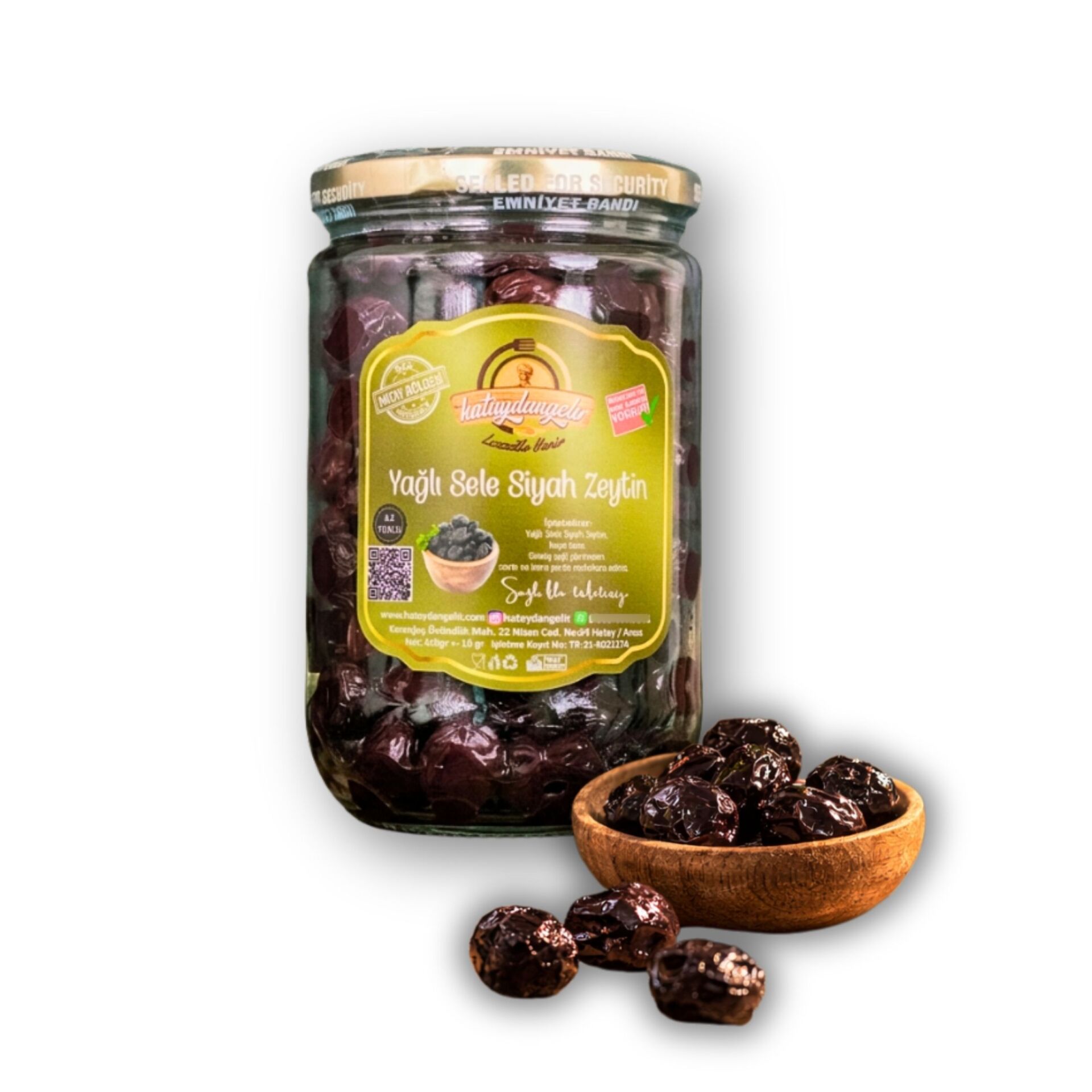 Hataydangelir Siyah Zeytin ( Az Tuzlu )