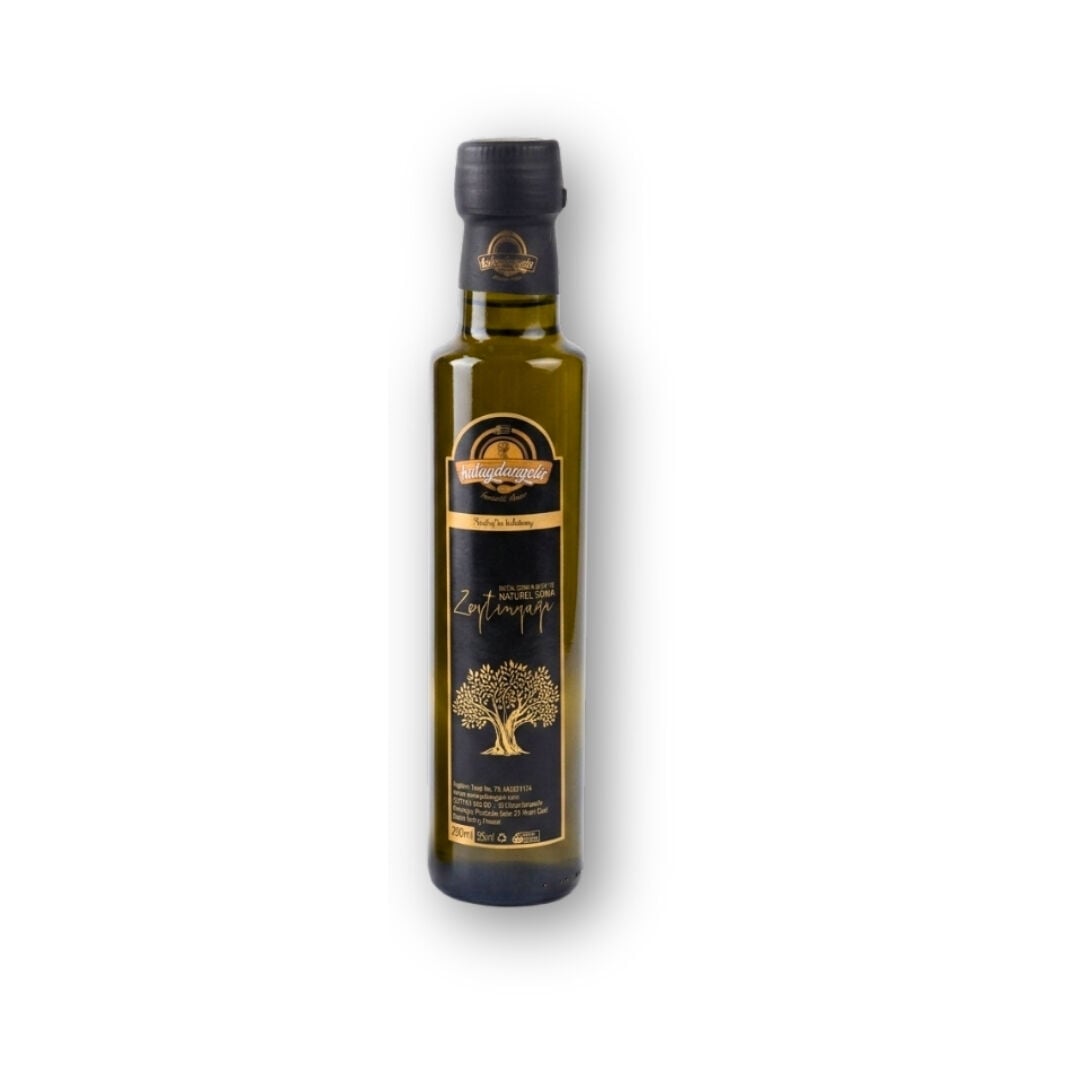 Zeytinyağı 0,5 Asit Soğuk Sıkım Cam Şişe (250 ml)