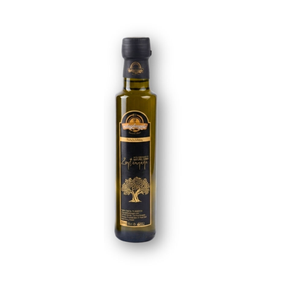 Zeytinyağı 0,5 Asit Soğuk Sıkım Cam Şişe (250 ml)