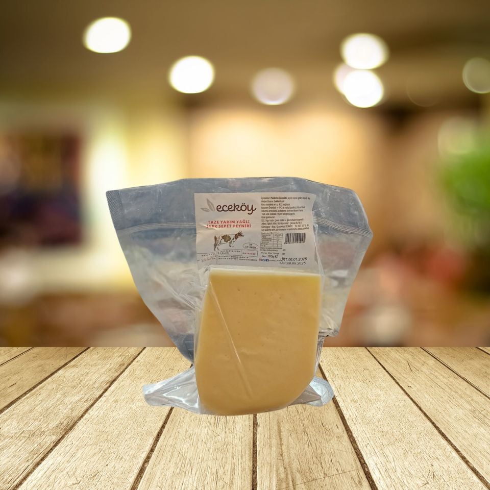 Taze Yarım Yağlı İnek Sepet Peyniri 300 gr