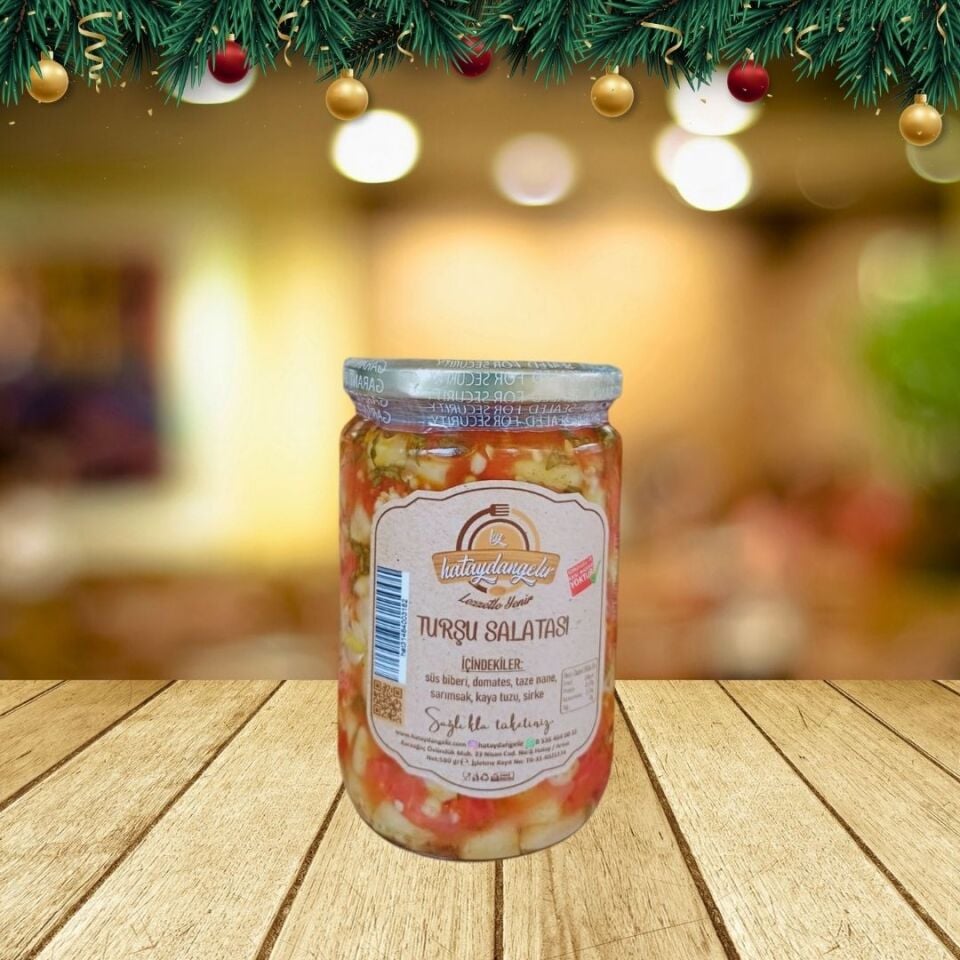 Az Acılı Süs Biberi Salata Turşusu (660 cc)
