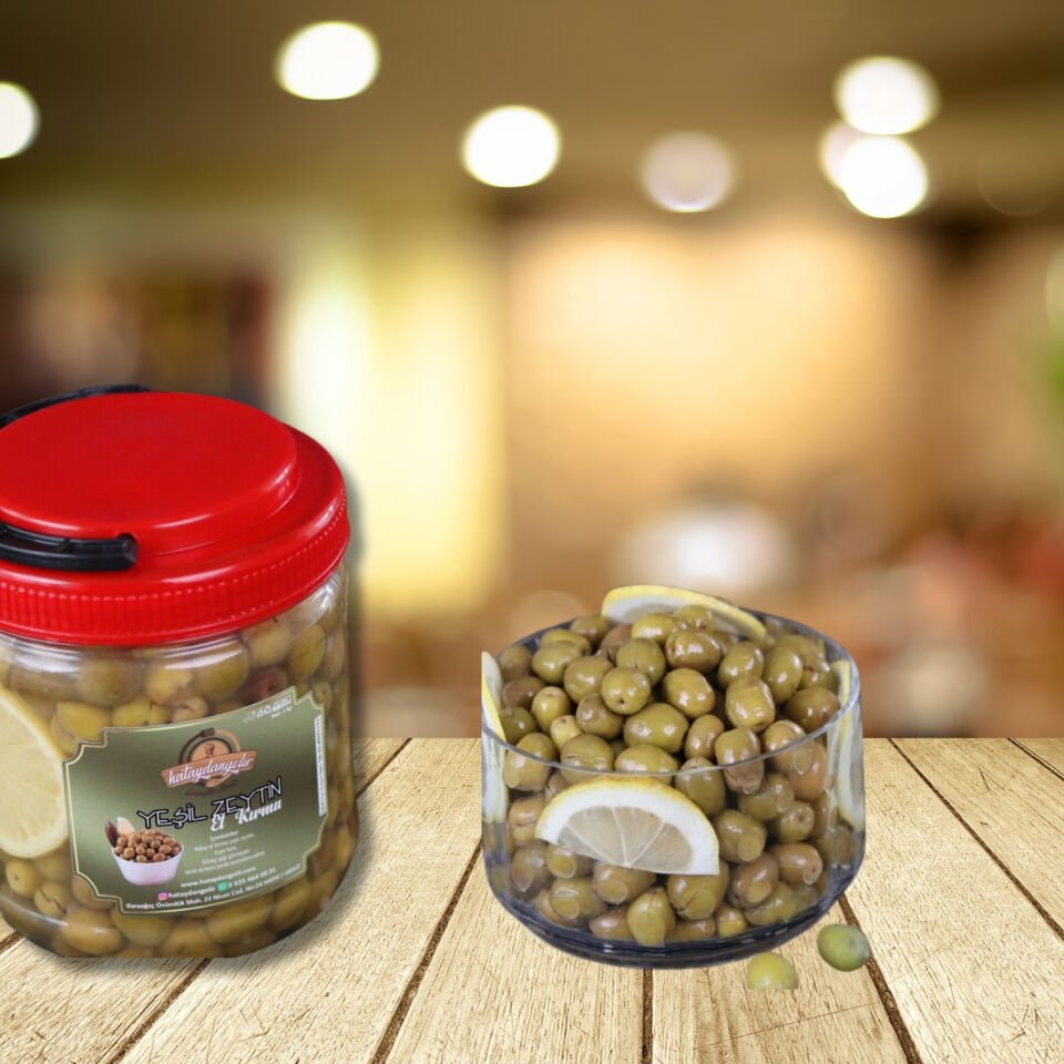 Halhalı Yeşil Zeytin (5 kg)