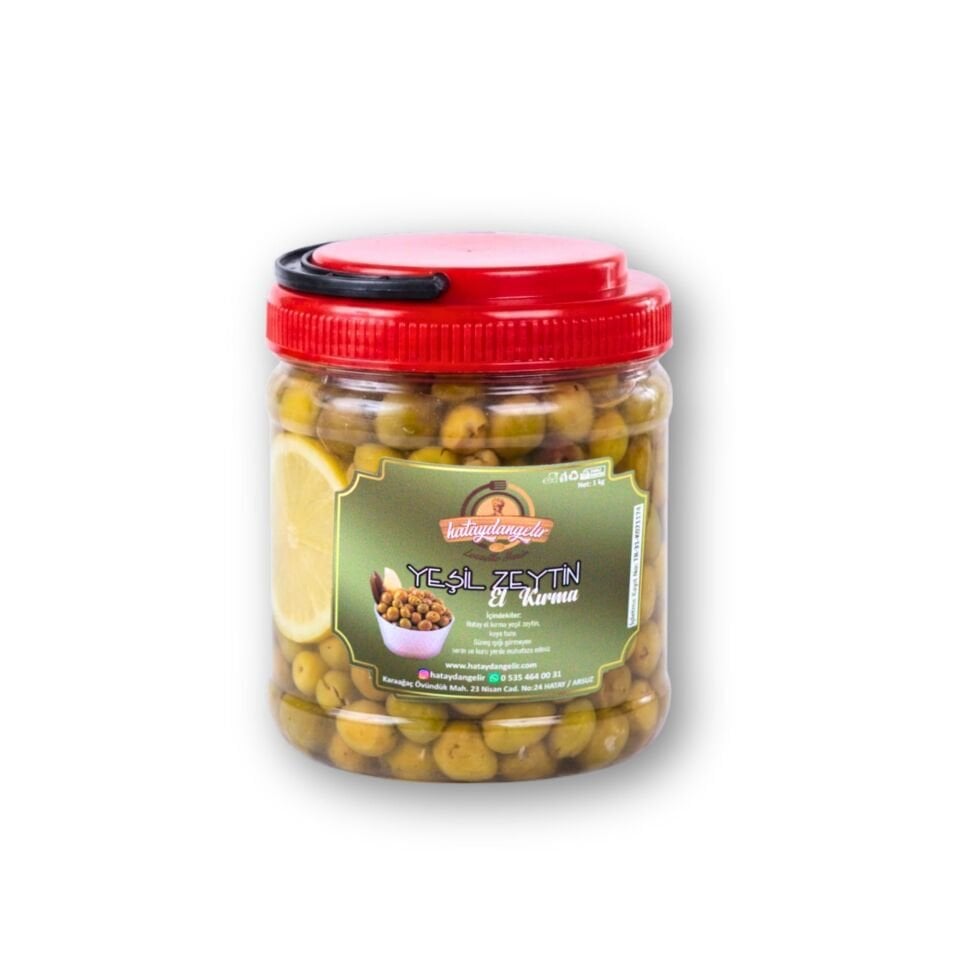 Halhalı Kırık Yeşil Zeytin